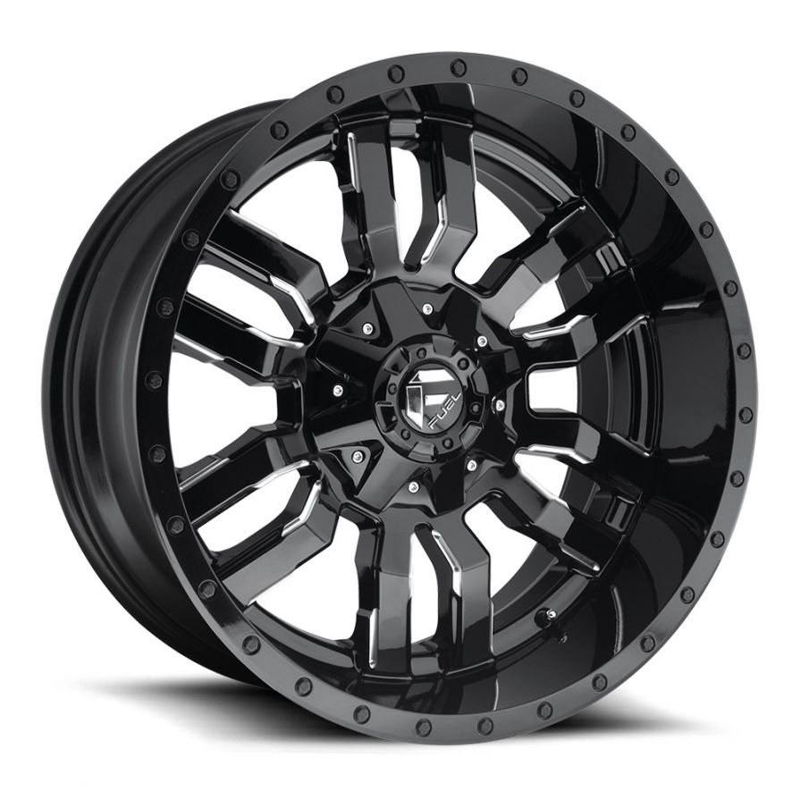 Fuel Wheels<br>Sledge Gloss Black Milled (20x10)